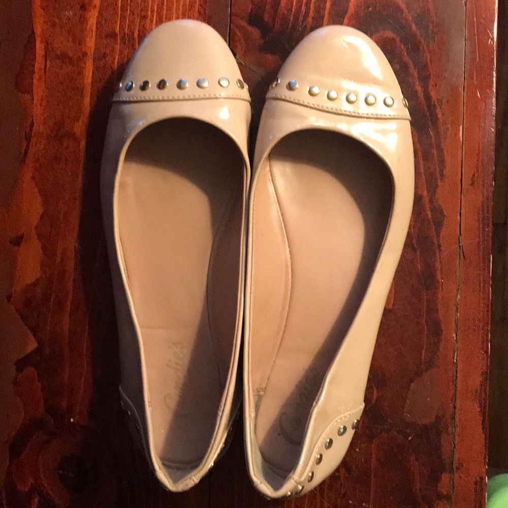 Candies Nude and Gold flats